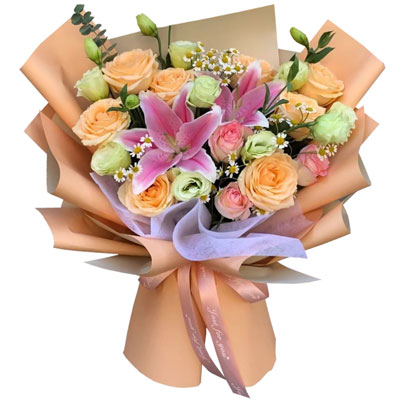 武汉11朵玫瑰桔梗百合，陪你每个季节